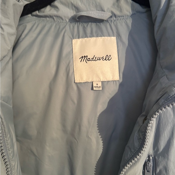 Madewell Sky Blue Quilted Vest - Picture 2 of 4